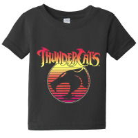 Thundercats Neon Gradient Baby Tee | Artistshot