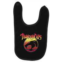 Thundercats Neon Gradient Baby Bibs | Artistshot