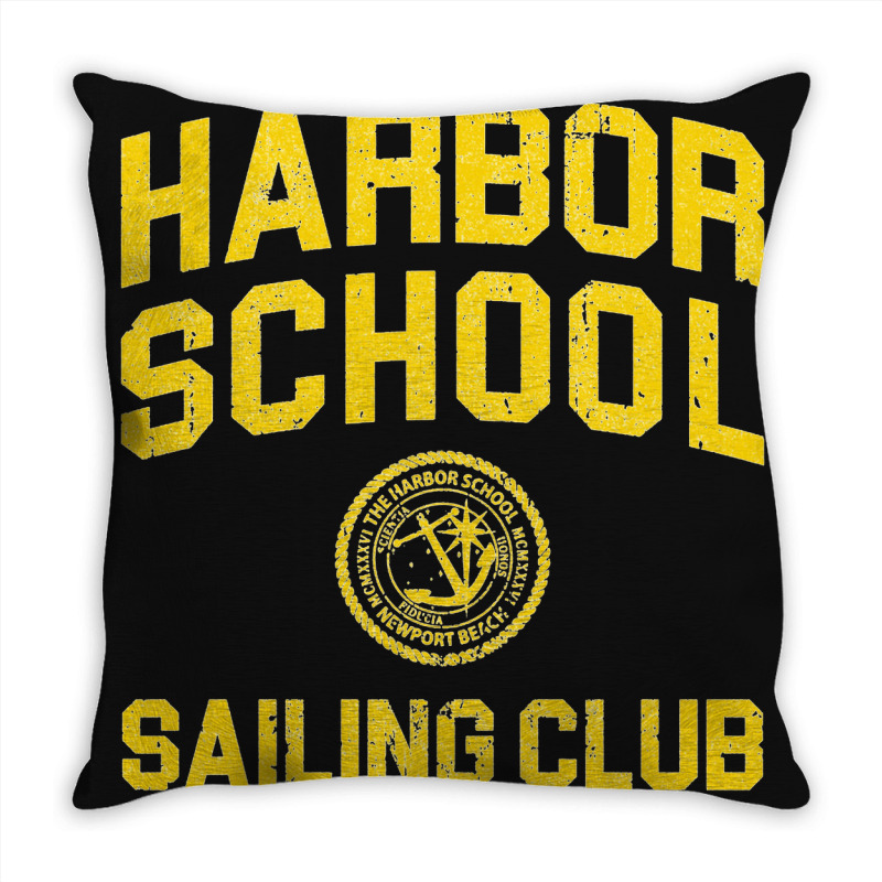 Harbor School Sailing Club   The Oc Throw Pillow | Artistshot