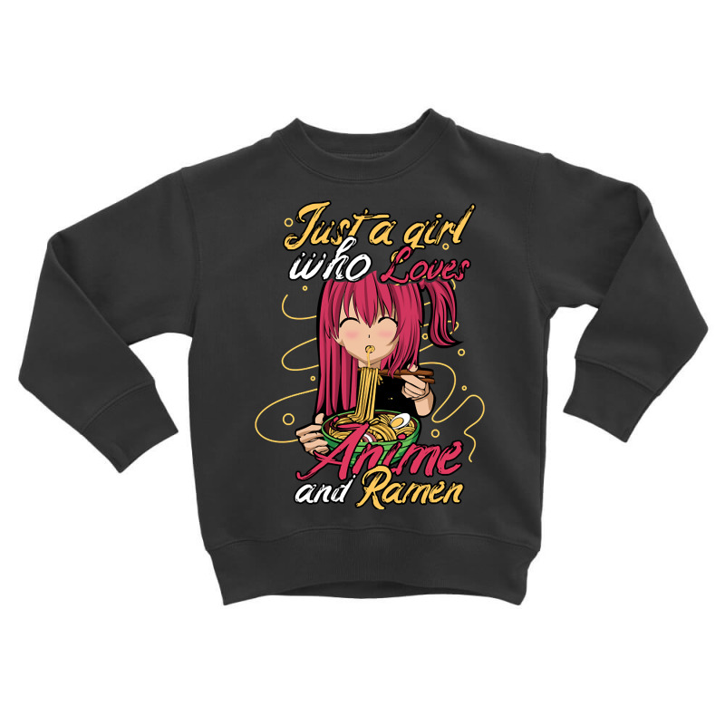 Anime Ramen Girls Toddler Sweatshirt by King Davila | Artistshot