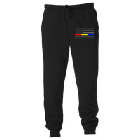 Thin Red Gold Blue Line Flag Emergency Services Sweatshirt Unisex Jogger | Artistshot