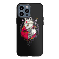 Pagan Occult Japan Flag Kawaii Anime Cat Samurai Pastel Goth Iphone 13 Pro Max Case | Artistshot