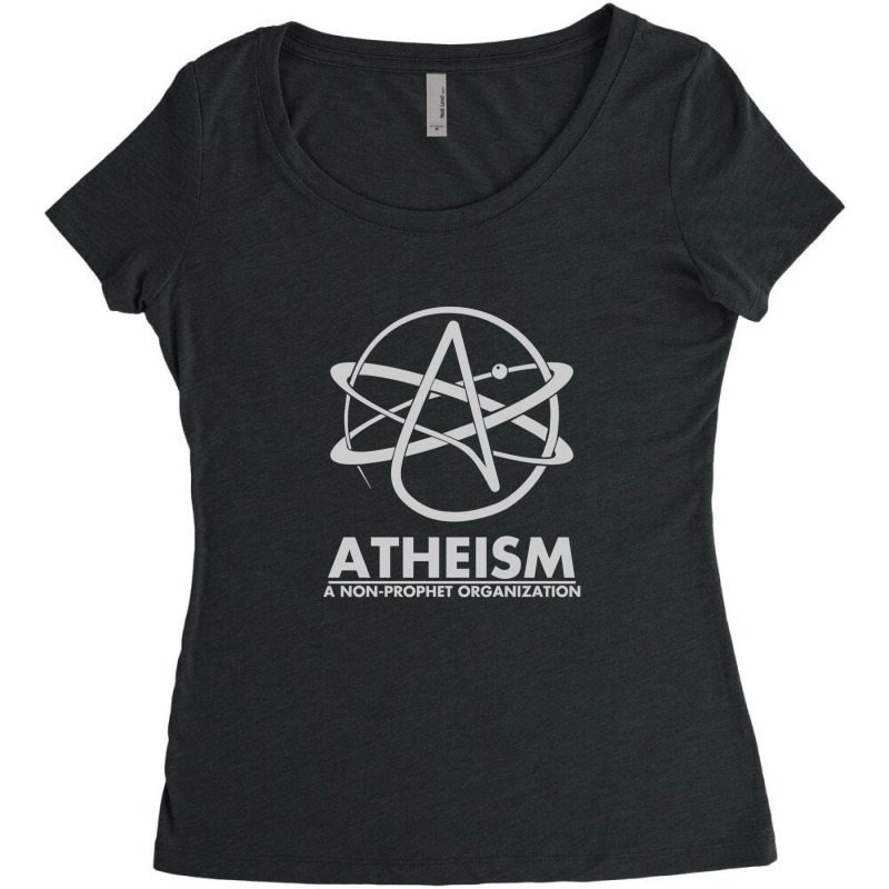 Atheism - A Non Prophet Organization Women's Triblend Scoop T-shirt by cm-arts | Artistshot