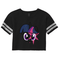 My Little Pony Twilight Sparkle Smiling Face Scorecard Crop Tee | Artistshot