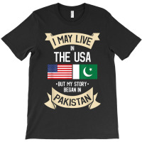 Pakistan American Flag Usa Pakistani Roots Gifts T-shirt | Artistshot