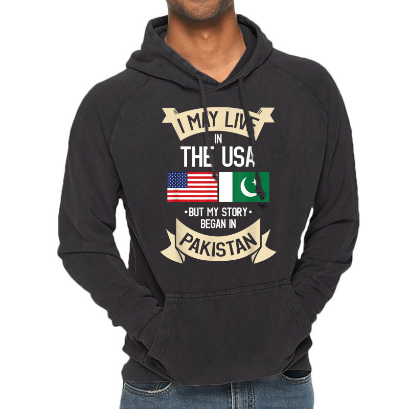 Pakistan American Flag Usa Pakistani Roots Gifts Vintage Hoodie by ToraHernton | Artistshot