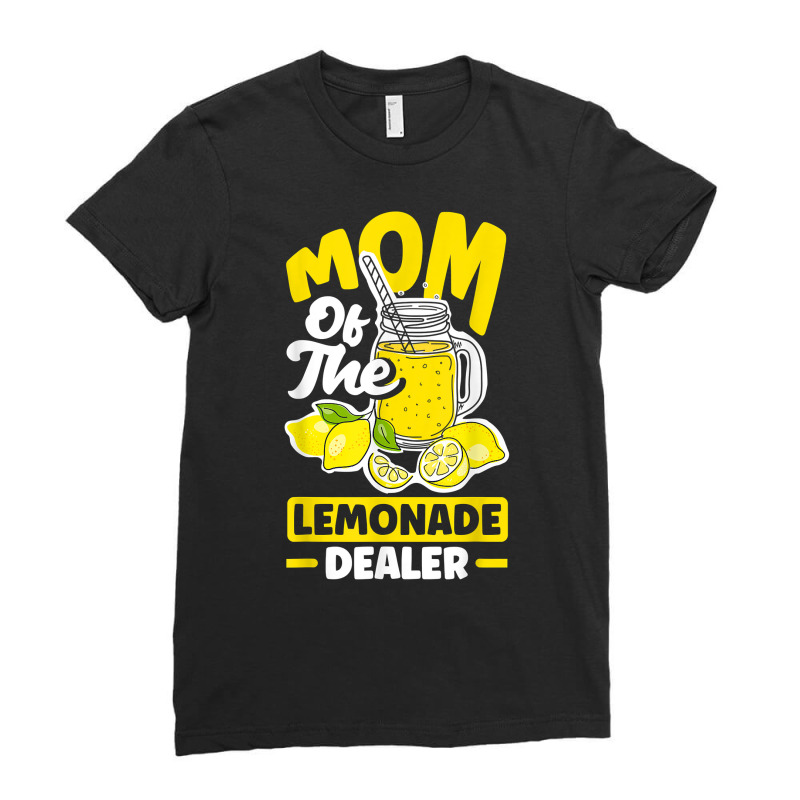 Lemonade Stand Juice Store Mom Of The Lemonade Dealer Funny T Shirt Ladies Fitted T-Shirt by cm-arts | Artistshot