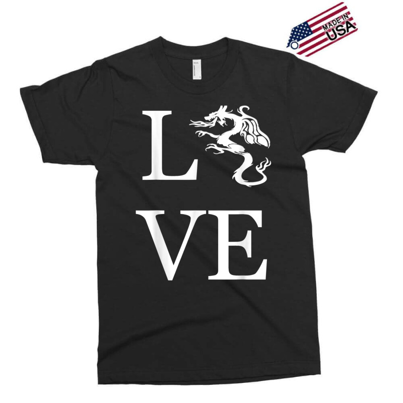 I Love Dragons Gift Idea Fantasy Creature Chinese Dragon T Shirt Exclusive T-shirt | Artistshot