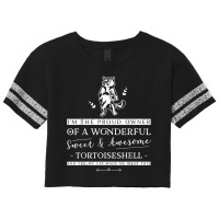 Tortoiseshell Cat Christmas Or Birthday Gift Scorecard Crop Tee | Artistshot