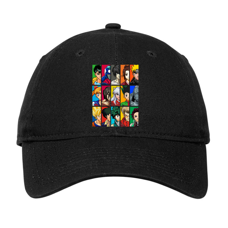 Anime Vs Anime (version 1) Adjustable Cap by King Davila | Artistshot