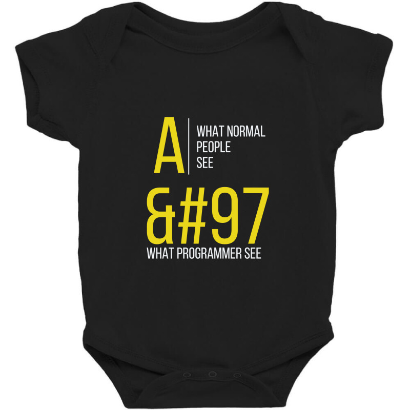 What Normal People See Baby Bodysuit by mysticland_nft | Artistshot