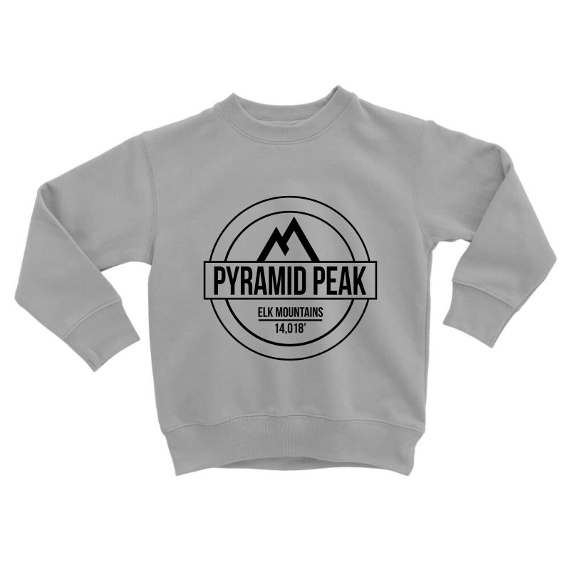 Pyramid Peak Toddler Sweatshirt | Artistshot