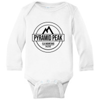 Pyramid Peak Long Sleeve Baby Bodysuit | Artistshot