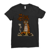 The Tiger Who Came For A Pint, The Tiger Who Came For A Drink, The Tig Ladies Fitted T-shirt | Artistshot