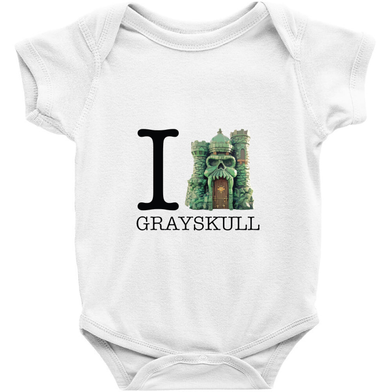 I Love Greyskull Masters Of Universe Baby Bodysuit | Artistshot