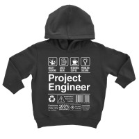 Project Engineer Product Label T Shirt Toddler Hoodie | Artistshot