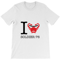 I Love Soldier 76 Overwatch T-shirt | Artistshot