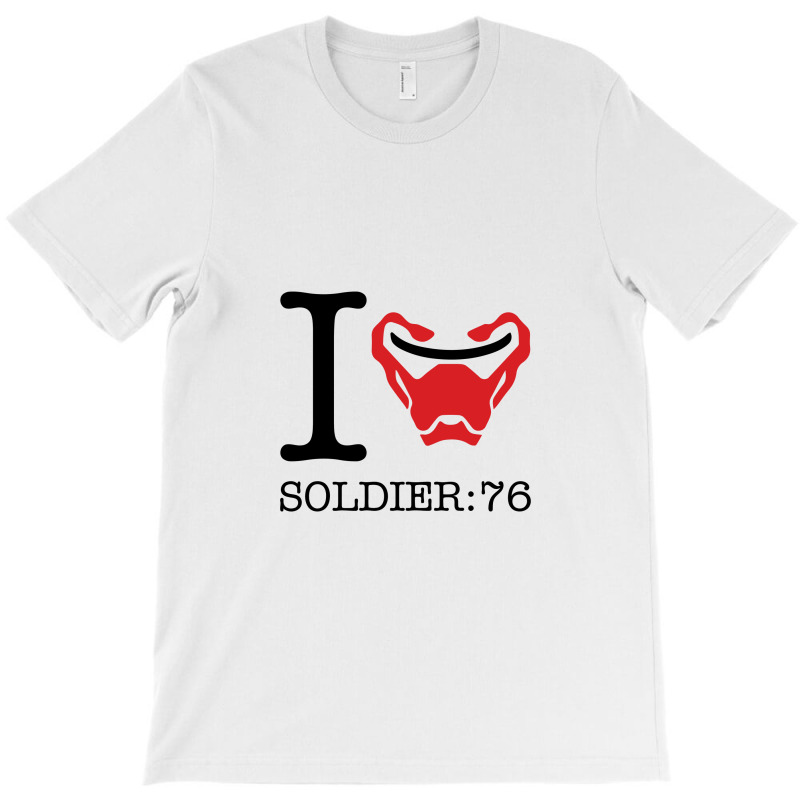 I Love Soldier 76 Overwatch T-shirt | Artistshot