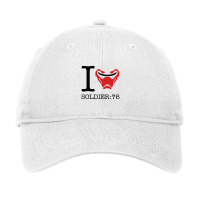 I Love Soldier 76 Overwatch Adjustable Cap | Artistshot