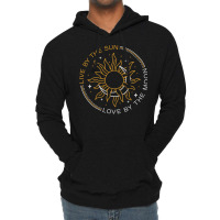 Live By The Sun Love By The Moon Wicca Pagan Solstice Pullover Hoodie Lightweight Hoodie | Artistshot