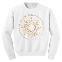 Live By The Sun Love By The Moon Wicca Pagan Solstice Pullover Hoodie Youth Sweatshirt | Artistshot