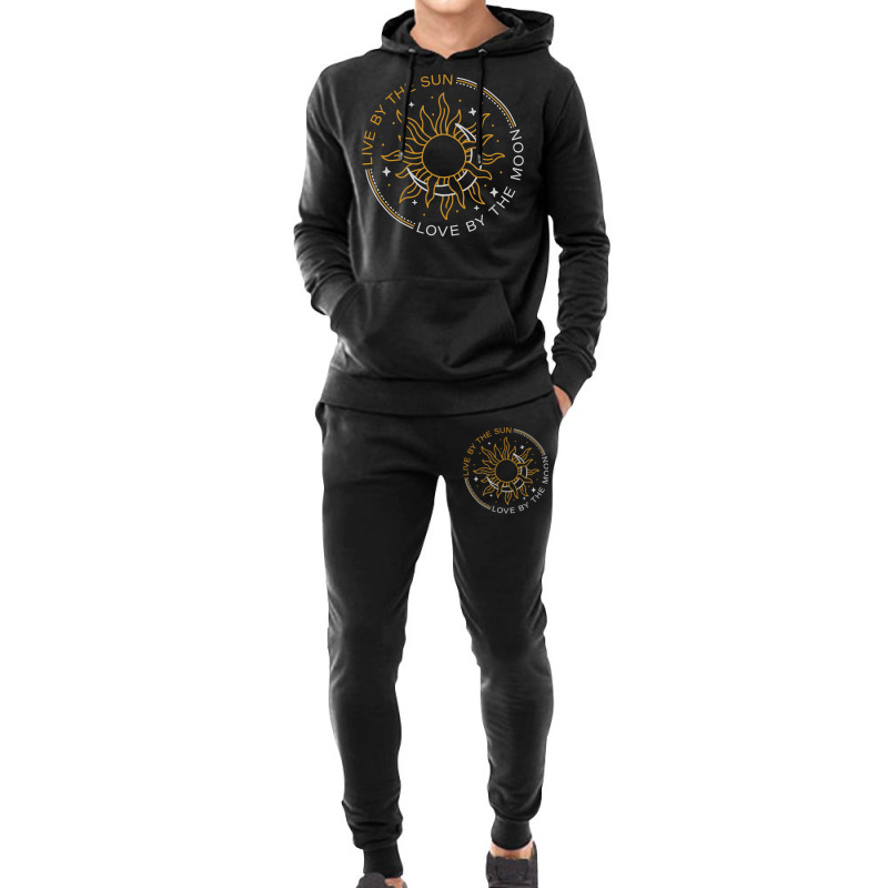 Live By The Sun Love By The Moon Wicca Pagan Solstice Pullover Hoodie Hoodie & Jogger Set | Artistshot