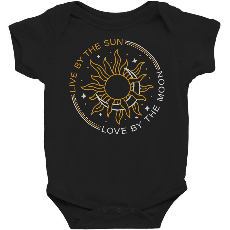 Live By The Sun Love By The Moon Wicca Pagan Solstice Pullover Hoodie Baby Bodysuit | Artistshot