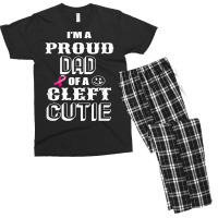 Proud Dad Of A Cleft Cutie Awareness T Shirt Men's T-shirt Pajama Set | Artistshot