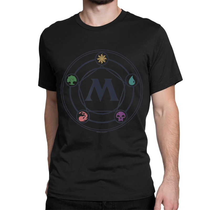 Magic The Gathering- Mana Pentagon Classic T-shirt by laughingtuy | Artistshot