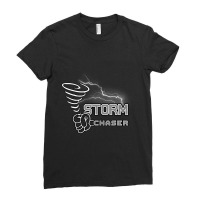 Storm Chaser Cool Electric Lightning Tornado Weather Ladies Fitted T-shirt | Artistshot