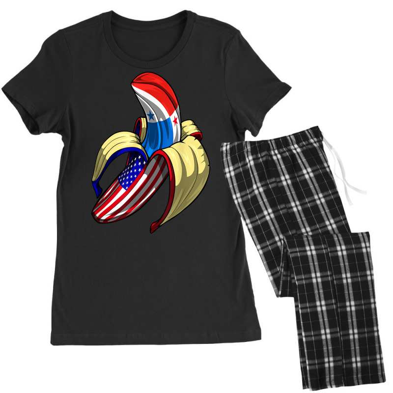 Panama Usa Flag Panamanian American T Shirt Women's Pajamas Set by cm-arts | Artistshot