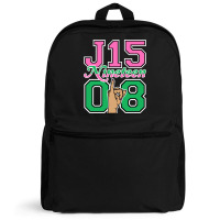 J15 Nineteen 08 Founder's Day Aka Women Hand Sign Sweatshirt Backpack | Artistshot