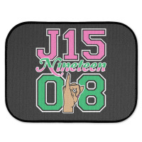 J15 Nineteen 08 Founder's Day Aka Women Hand Sign Sweatshirt Rear Car Mat | Artistshot