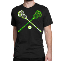 Funny Lacrosse St Patricks Day Boys Men Shamrock Ball T Shirt Classic T-shirt | Artistshot