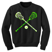 Funny Lacrosse St Patricks Day Boys Men Shamrock Ball T Shirt Youth Sweatshirt | Artistshot