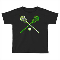 Funny Lacrosse St Patricks Day Boys Men Shamrock Ball T Shirt Toddler T-shirt | Artistshot