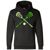 Funny Lacrosse St Patricks Day Boys Men Shamrock Ball T Shirt Champion Hoodie | Artistshot