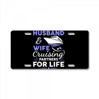 Funny Cruising Design For Husband Wife Couples Cruise Ship T Shirt License Plate | Artistshot