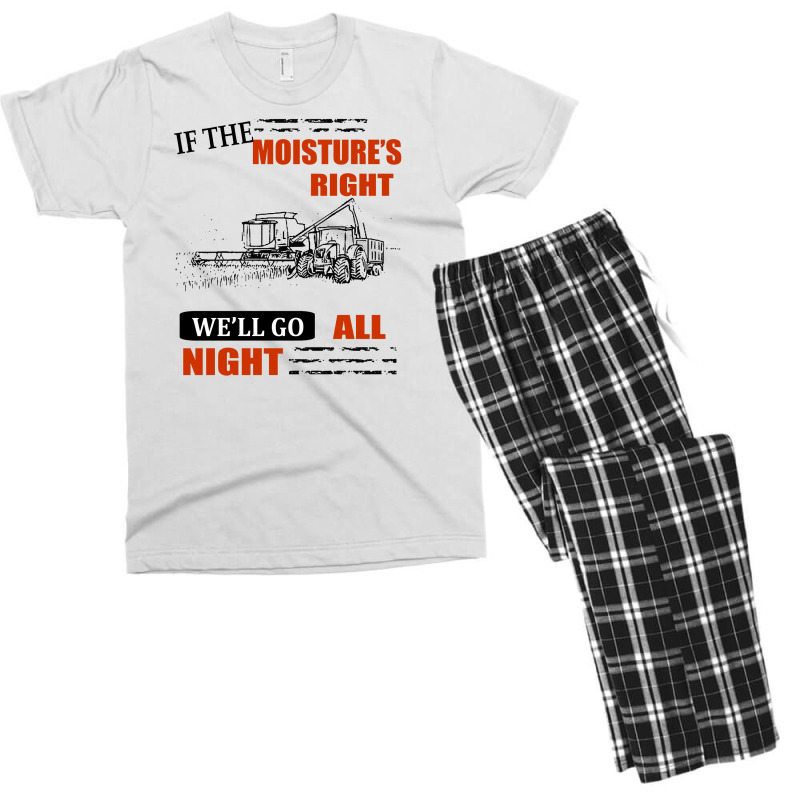 If The Moisture's Right Men's T-shirt Pajama Set | Artistshot