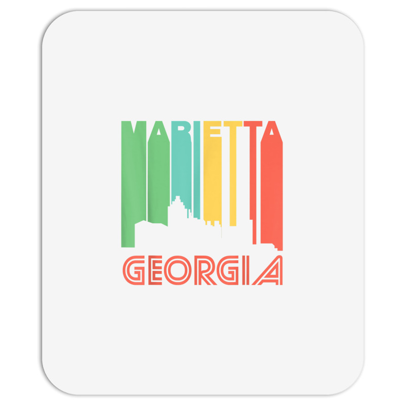 Retro 1970's Style Marietta Georgia Skyline T Shirt Mousepad | Artistshot