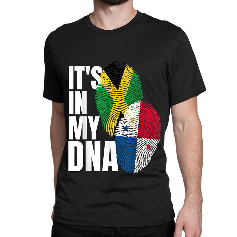 Panamanian And Jamaican Mix Dna Flag Heritage Classic T-shirt by ToraHernton | Artistshot