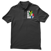 Panamanian And Jamaican Mix Dna Flag Heritage Men's Polo Shirt | Artistshot