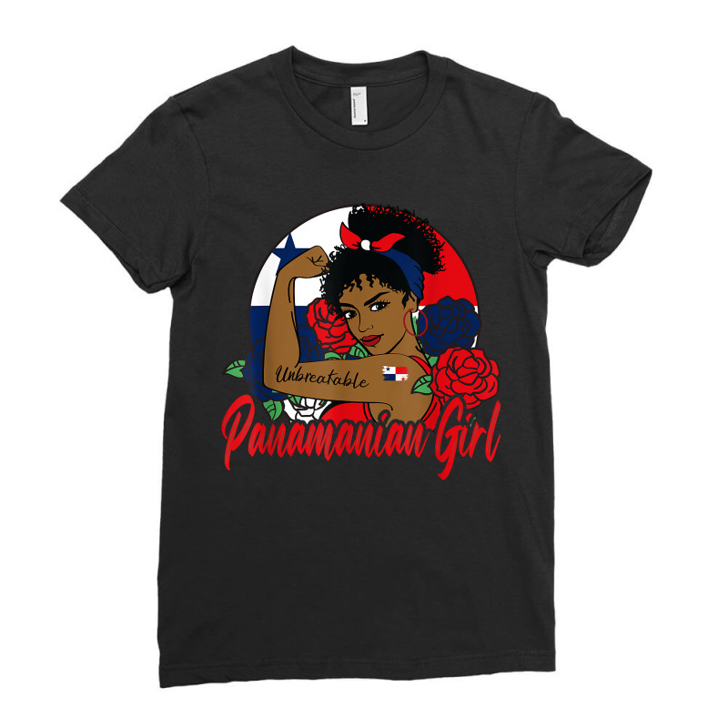 Panamanian Girl Panama Mujer Panamameña Flag Ladies Fitted T-Shirt by ToraHernton | Artistshot