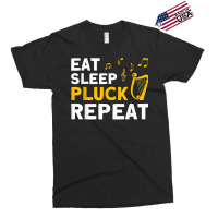 Harpist Eat Sleep Pluck Repeat Harp Player T Shirt Exclusive T-shirt | Artistshot