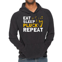 Harpist Eat Sleep Pluck Repeat Harp Player T Shirt Vintage Hoodie | Artistshot