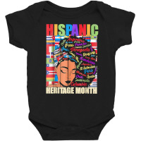 Hispanic Heritage Month Latin Country Flags T Shirt Baby Bodysuit | Artistshot