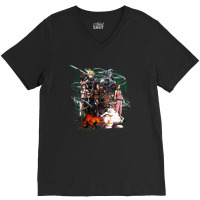 Final Fantasy Vii - Collage V-neck Tee | Artistshot