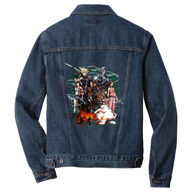 Final Fantasy Vii - Collage Men Denim Jacket | Artistshot