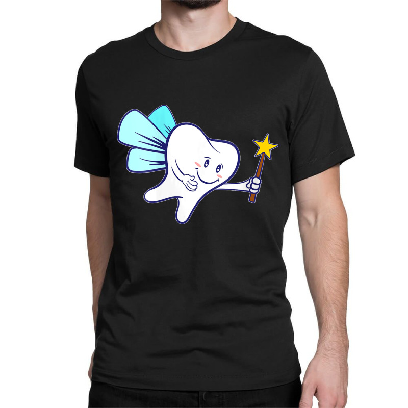 Womens Oral Dental Tooth Fairy Magic Dentistry Tee Classic T-shirt by cm-arts | Artistshot