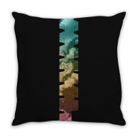 Cloudy Night In The City Throw Pillow | Artistshot